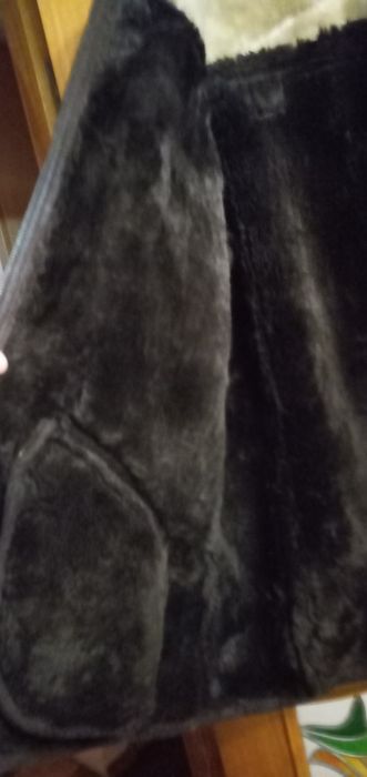Куртка дублёнка  искусственный мех мужская б/у