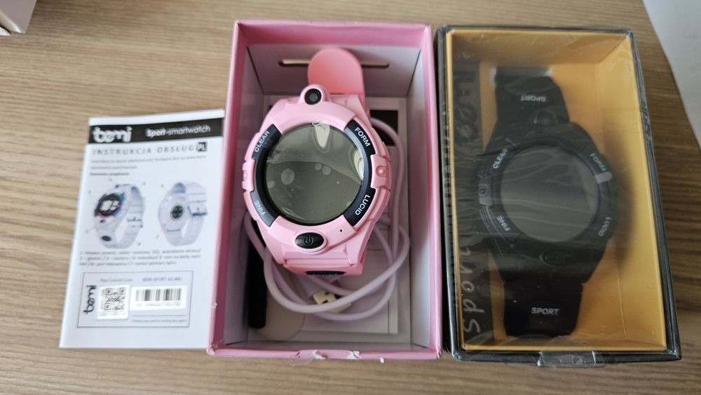 Smartwatch gps dla dzieci dwie sztuki  NOWE