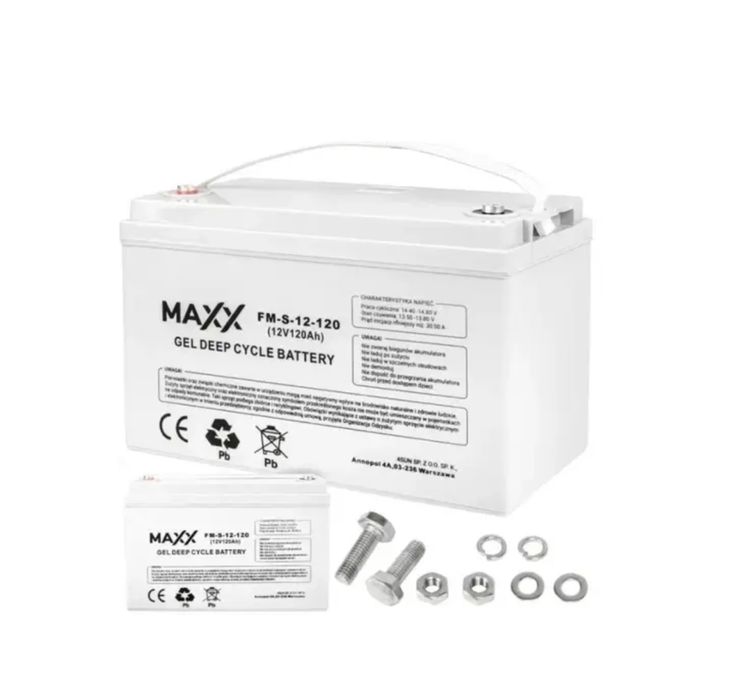 Гелевий акумулятор 120 AH DEEP CYCLE MAXX 120 (S) А·год 12 В 4SUN дбж