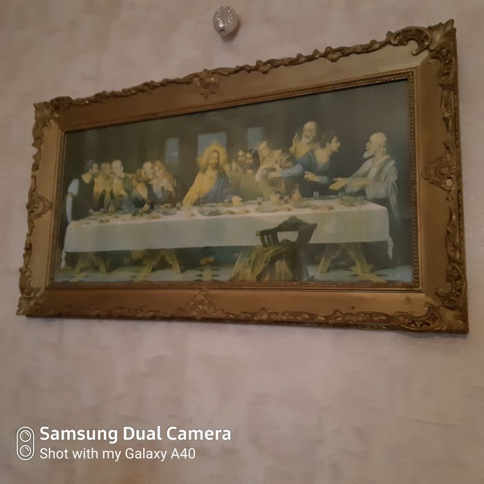 Quadro da  ceia de Cristo
