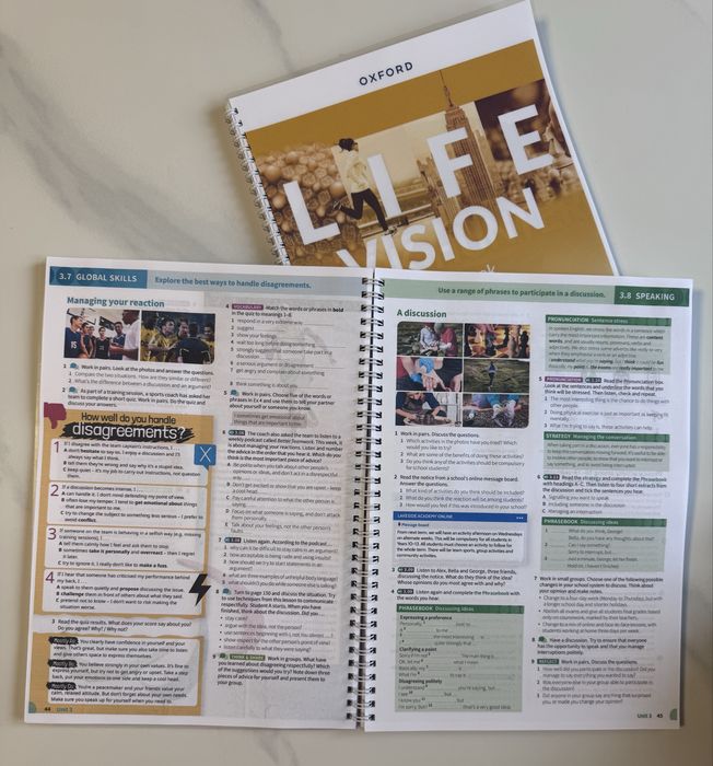 Комплект  Life vision student’s book+workbook
