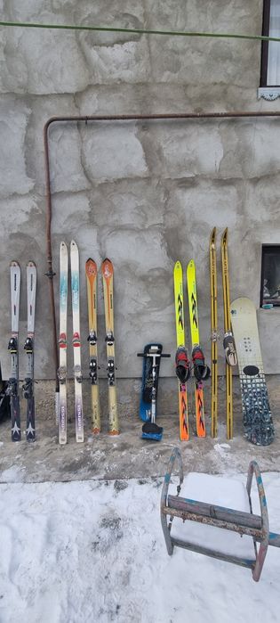 Продам лижі ,черевивики ,сновбайк