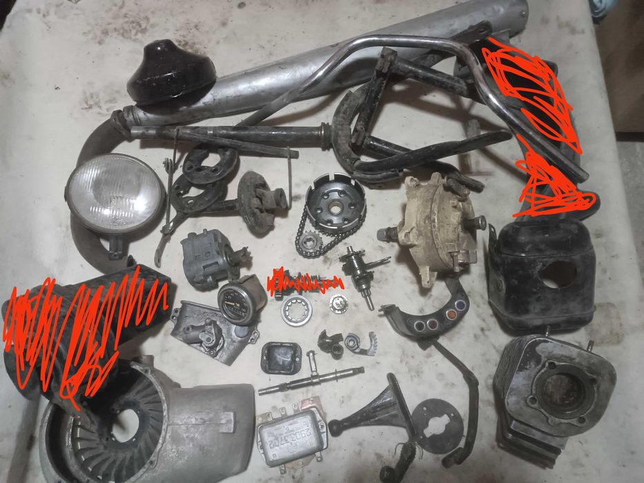 Запчасти для мотоциклов Иж, Муравей, МТ Днепр