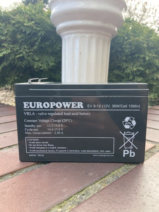 Akumulatory AGM  ups Europower magazyn energii