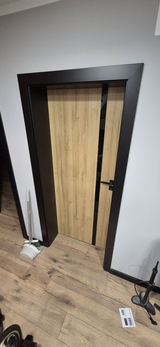 Sękpol Nowa ościeżnica regulowana 300-320mm czarna przylgowa L-80cm