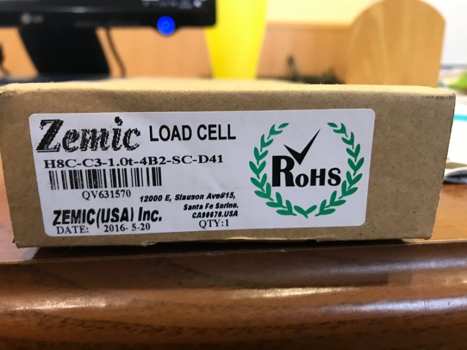 Тензодатчик Zemic H8C-C3-1.0t-4B