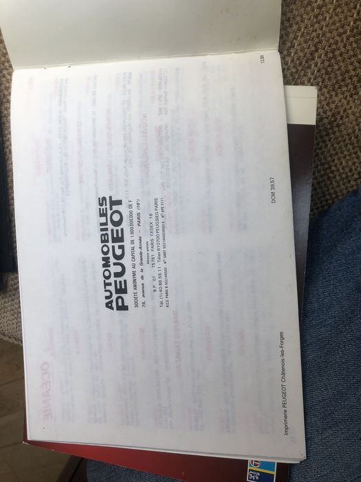 Peugeot 205 manual utilizador livro