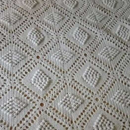 colcha em crochet-2,30m