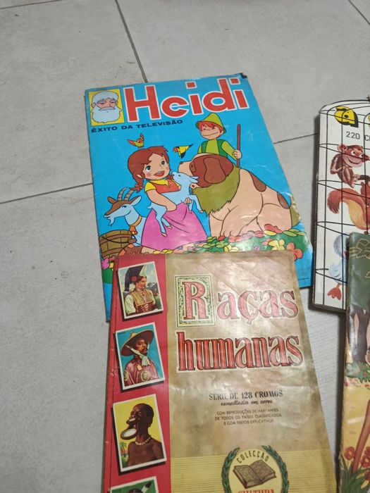 Cadernetas de cromos antigas