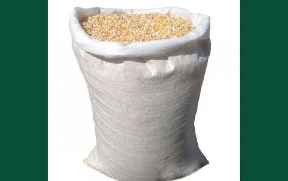 Кукурузная дерть и дроблёная кукуруза, мешки по 30 кг