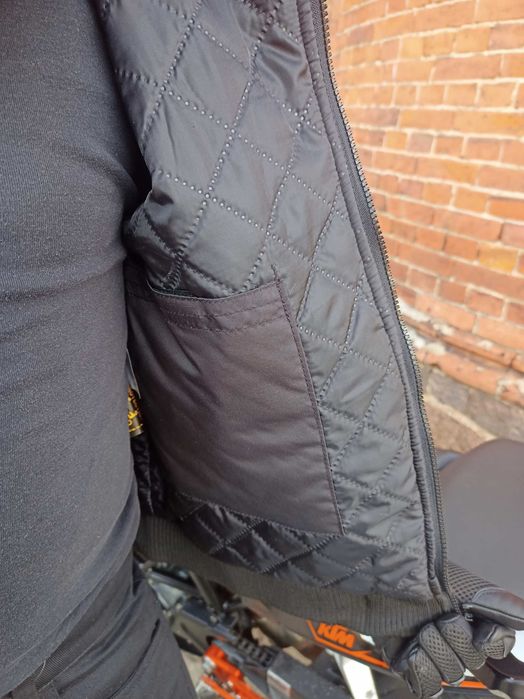 Bluza Motocyklowa Nowość Hit Czarna Bluzka Męska na Motor Ochraniacze