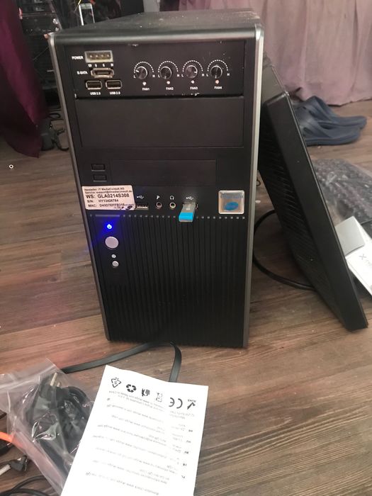 Komputer Intel G3240,  3,0 GHz,  16 GB, SSD.