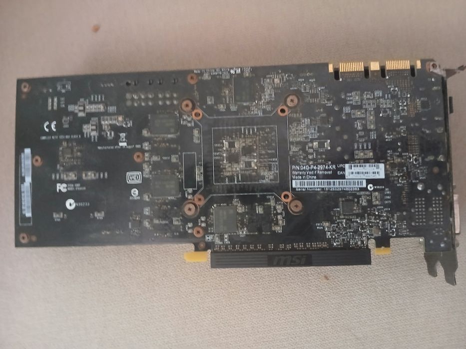 EVGA GeForce GTX 970 4GB em bom estado (avariada)