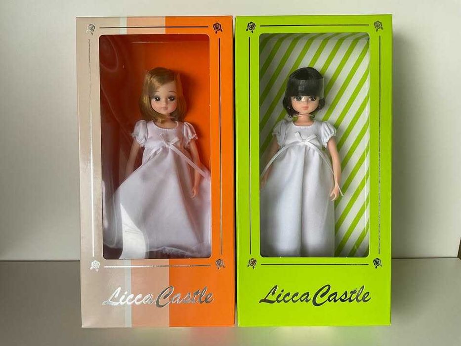 4 Bonecas (novas em caixa) - Licca Castle dolls - 2008 da Tomy (Japão)