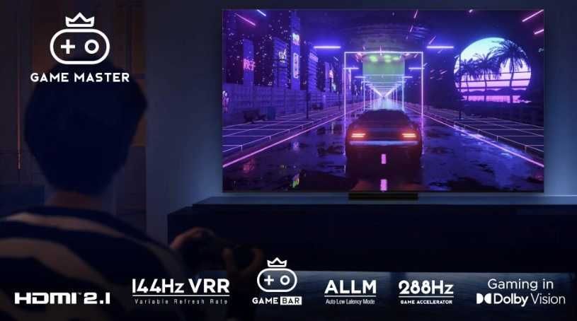 Telewizor QD-Mini LED TCL 98C8K 4K 144 HZ  Smart Google TV HDMI 2.1