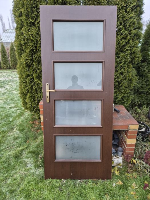 Drzwi wewnętrze kolor wenge