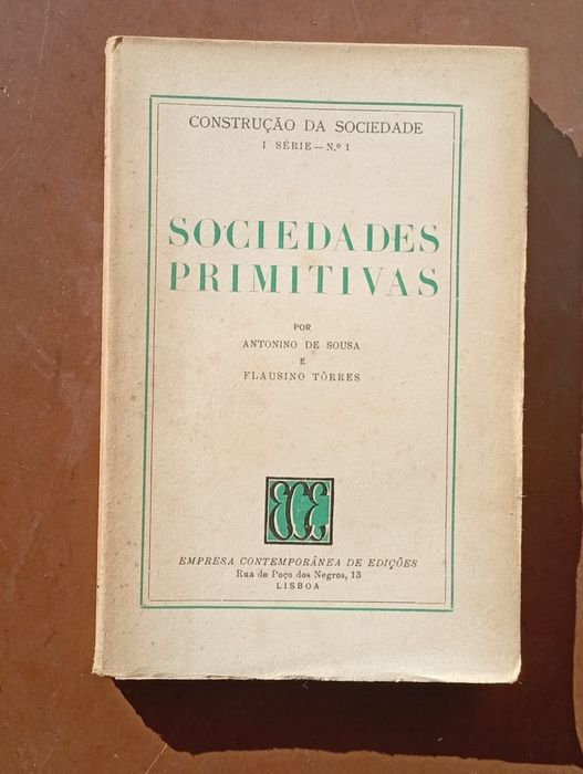 livro "Sociedades Primitivas"
