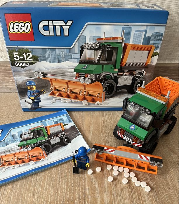 Lego City 60083 Pług śnieżny kompletny zestaw Gdynia Wielki Kack