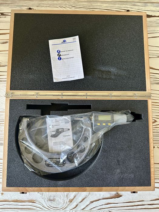 Микрометр цифровой 100-125мм гладкий 0,001мм Tesa, Швейцария