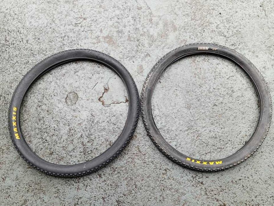 Pneus Maxxis Ikon 27,5x2,2 a meio uso