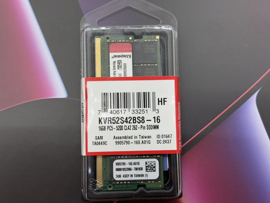 Kingston 16 GB SO-DIMM DDR5 5200 MHz (KVR52S42BS8-16)