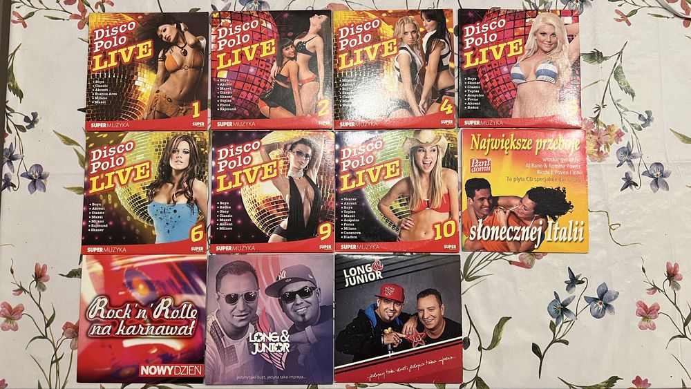 CD Disco Polo Live Green Star Największe Przeboje Long Juniot Zestaw