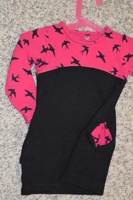 Prześliczna dresowa sukienka rozm. 86