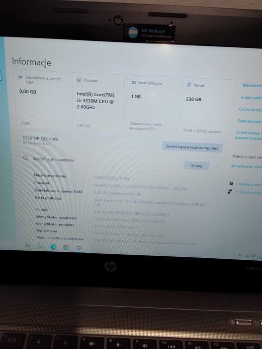 Laptop HP ProBook 4340s