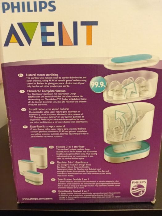 Esterilizador Biberões, chuchas e outros acessórios Philips Avent