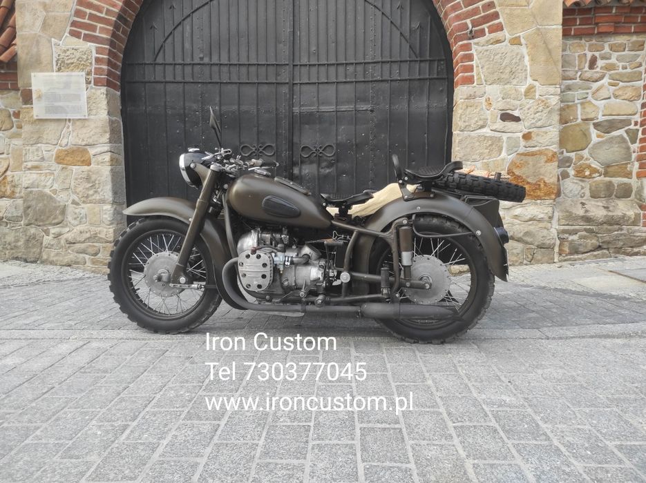 Dekielek osłona na łożysko koł × 4 szt Chromowane Dniepr Ural M72 K750