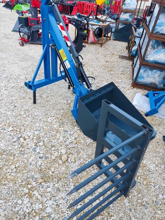 Ładowacz na tył ciągnika hydrauliczna łyżka tur na tuz nowy do piasku