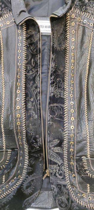 Жіноча шкіряна куртка Vito Marcello. 46-48 розмір