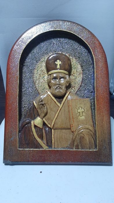 Икона Николай дерево
