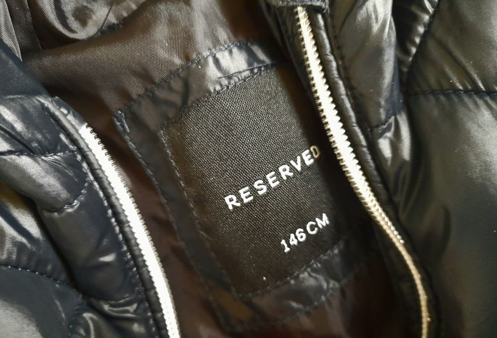Kurtka pikowana Reserved dla dziewczynki 146