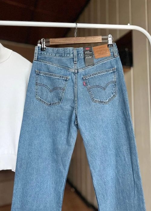Piekne jeansy Levis Loose Straight unikatowy model w25 l30