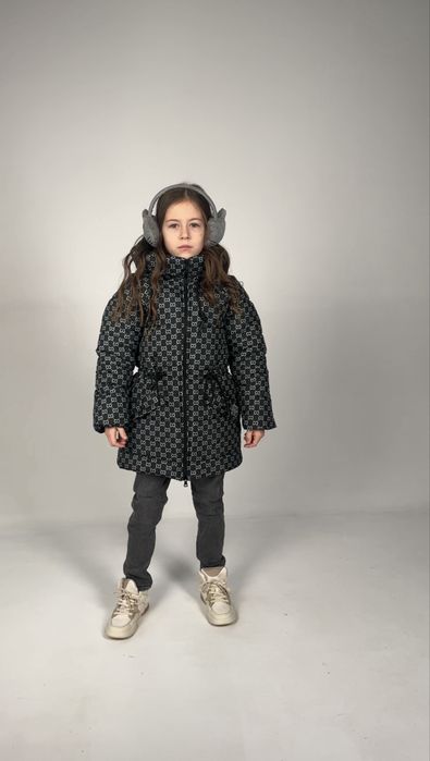 Зимова куртка пуховик дівчинка