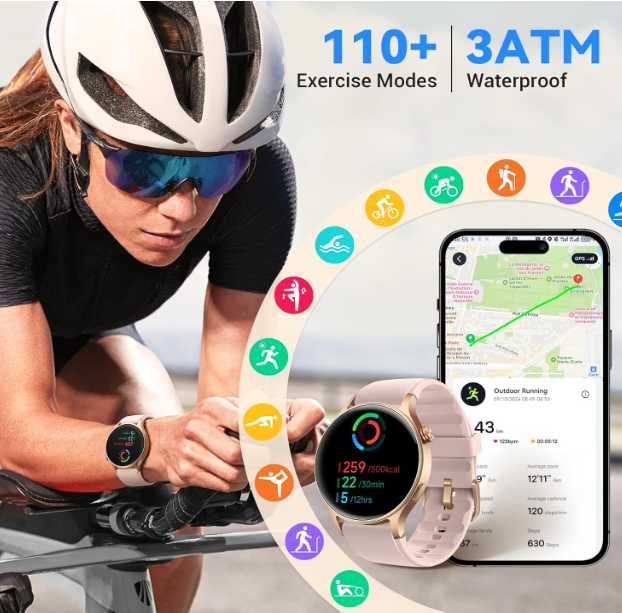 Smartwatch Inteligentny Fitpolo DR06 Róż