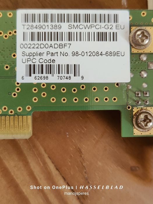 Wi-fi SMC , para PC .