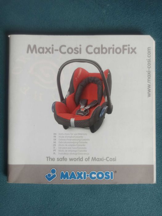 Fotelik Maxi-Cosi CabrioFix 0-13kg (isofix)
