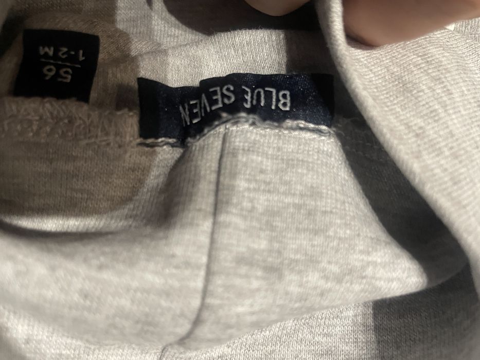 Czapka szara 56 cm pingwin