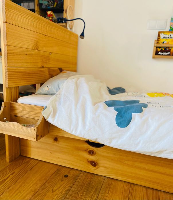 Cama solteiro 90x200