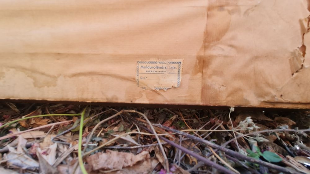 Moldura talha dourada