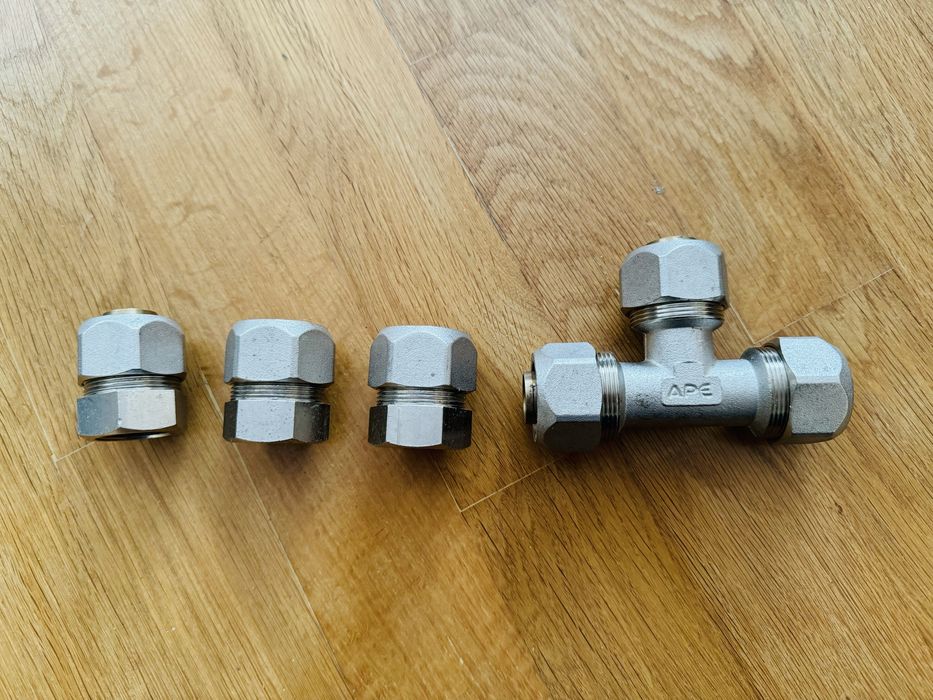 Трійник і муфта  із зовнішньою різьбою APE ITALY 26х3/4″х26