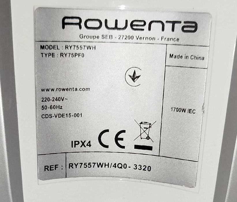 ROWENTA RY7557WH 2w1 Odkurzacz i urządzenie parowe jak nowe