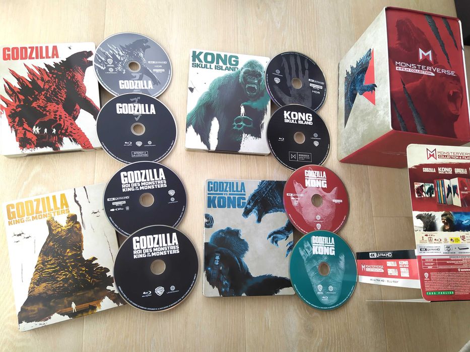 Monsterverse Collection (4K + 2D Blu-ray 4x Steelbook) (8 Płyt)