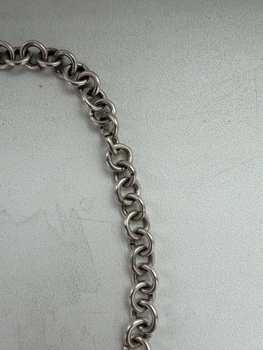 Цепочка колье серебро