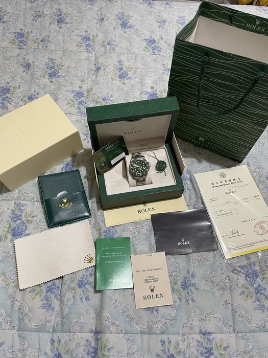 Relógio Rolex  Submariner Verde