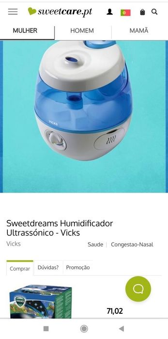 Vaporizador / Humificador Vicks
