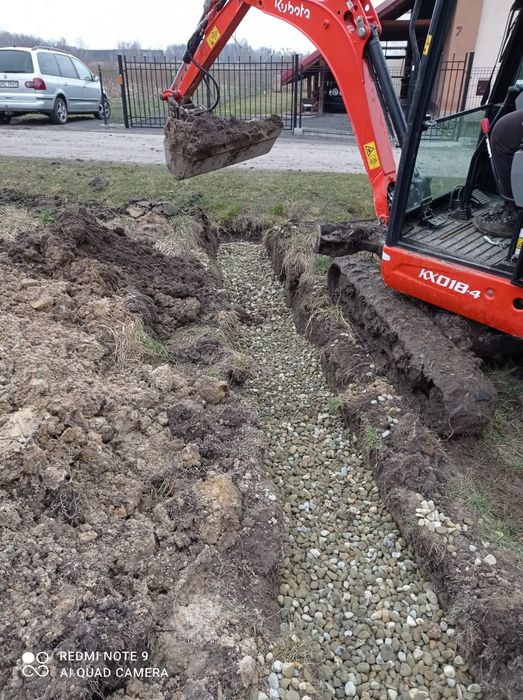 Usługi, wykopy, prace ziemne wolne terminy