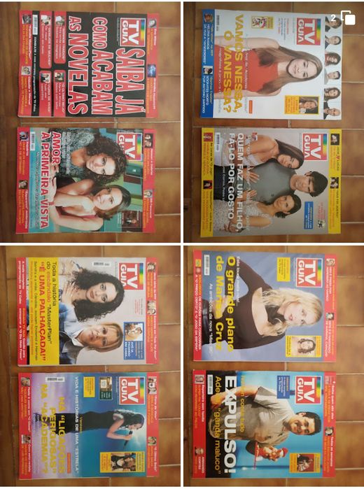 Lote de revistas TV GUIA